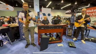 NAMM 2024 - Andrey Chmut, Nikita Nakonechniy, Dave Burns - Sunny (VISCOUNT presentation)