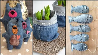 Beautiful Old 👖 Jeans Craft Ideas | Best Out Of Waste | Amazing Craft Ideas |