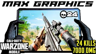 MAX GRAPHICS + GAMEPLAY 60 FPS WARZONE MOBILE - 120 FPS IPAD PRO 4TH GEN HANDCAM GAMEPLAY