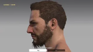 My best attempt at creating Punished (Venom) Snake/Big Boss to Avatar in MGSV