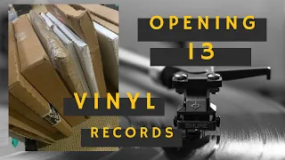 LATE NIGHT VINYL RECORD UNBOXING: 13 ALBUMS, LET'S TALK ABOUT EM