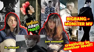 BIGBANG - MONSTER M/V | Indian Sisters React | #빅뱅 #MONSTER #BIGBANG