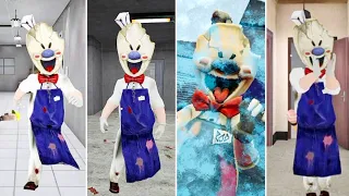 Rod's Different Jumpscare Style In Ice Scream 6 Vs Ice Scream 7 Vs Horror Brawl Vs Ice Scream United