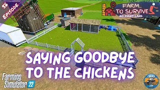 SAYING GOODBYE TO THE CHICKENS - No Mans Land - Episode 56 - Farming Simulator 22