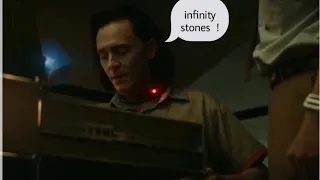 loki 1st episode  all infinity stones  scene in hindi  |  infinity stones used as paper weights 😲
