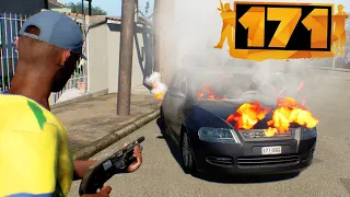 TROCANDO TIRO COM A POLICIA E DOMINANDO TERRITORIO - 171 GAME