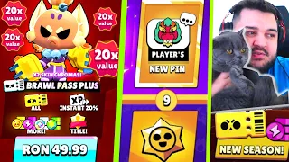 Cheltuiesc 888 LEI in Noul Brawl Pass Plus OPENING FULL pe Brawl Stars!