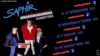 SAPHIR ✨ "I AM ALIVE" 1986 (X4 MIXES) Hi-NRG eurodisco electro pop rock 12'' dance eurobeat 80s