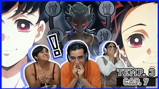 La transformacion de la cuarta creciente!!! "Kimetsu no Yaiba" Reaccion Cap 07, Temp.3