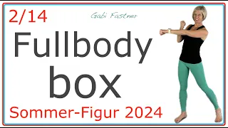 2/14 🍉 35 min. Fullbody box | intensives Cardiotraining mit Armeinsatz | ohne Geräte, im Stehen
