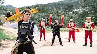 LTT Nerf War : Captain SEAL X Warriors Use Nerf Guns Fight ROBOT Corps Crime Group Dr Lee