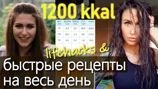 🍔 ДНЕВНИК ПИТАНИЯ на день на 1200 ккал ✅ Что есть в течение дня 👍 МОТИВАЦИЯ НА ПОХУДЕНИЕ /лайфхаки