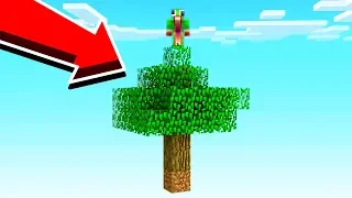 SURVIVING WITH ONLY A TREE IN MINECRAFT!