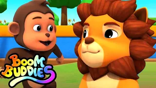 Hayvanat bahçesi Şarkı | Tekerlemeler | Çocuklar için eğitim | Boom Buddies Türkçe | Animasyon