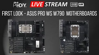 ASUS Pro WS W790 motherboards First Look Preview - For Intel Xeon W-3400 & W-2400 CPUs