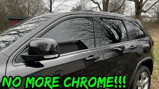 Blacking Out My Jeep Grand Cherokee!!! Pt.1