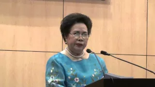 Miriam at Ateneo de Manila University (14 November 2014)