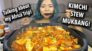 VEGAN KIMCHI JJIGAE RECIPE & MUKBANG (Korean Kimchi Stew)