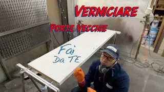 Verniciatura - Laccatura porta vecchia