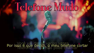 Telefone Mudo - karaokê playback com a segunda voz original mantida, 1 tom abaixo - Trio Parada Dura