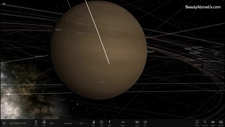 Cassini Spacecraft's Crash Landing on Saturn | Universe Sandbox 2 Simulation | Beauty Above Us