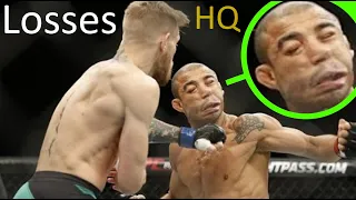 Jose Aldo ALL LOSSES in MMA Fights (UFC, Junghe Fight) / SCARFACE DEFEATS