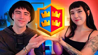 JUEGO CLASH ROYALE CON MI NOVIA😈😇 *EL MEJOR DUO*