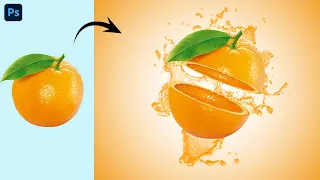 Orange Slice Effect In Photoshop | Photoshop Tricks