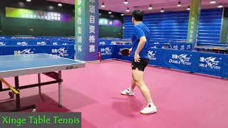 Fan Zhendong and Chen Meng training with Wang Hao and Ma Lin