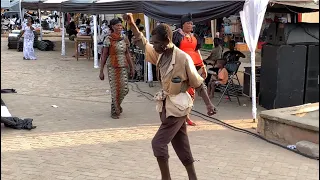 march to the song 💪Amakye Dede - Iron boy performed live by Taadi Pozzo and Coastal band.