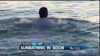 WEBCAST: Sunbathing in Sochi !