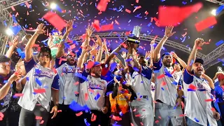 CELEBRACIÓN DE TIBURONES DE LA GUAIRA 🦈⚾🏆 #tiburonesdelaguaira  #paencima #béisbol #venezuela