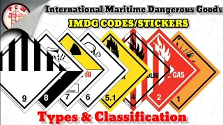 IMDG CODE | International Maritime Dangerous Goods, Classifications & Types.