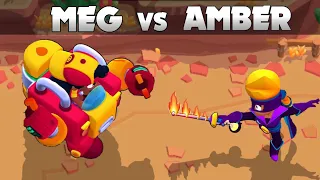 Meg Vs Amber | 1Vs1 | 27 Tests | Brawl Stars