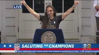 SEE IT: Carli Lloyd's Victory Speech