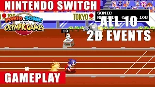 Mario & Sonic at the Olympic Games Tokyo 2020 Nintendo Switch | All 10 2D Events