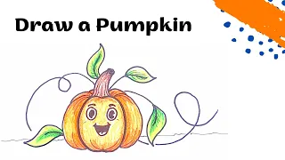 Halloween Season: Draw a Pumpkin