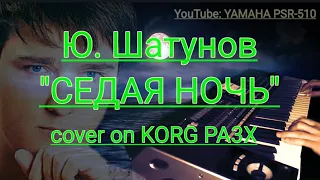 Шатунов Седая ночь ремикс cover on KORG PA3X