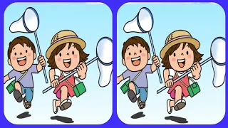 BRAIN EXERCISE: (Brain Exercise) SPOT THE DIFFERENCE IN 90 SECONDS #brainexercise brainexercise