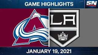 NHL Game Highlights | Avalanche vs. Kings - Jan. 19, 2021