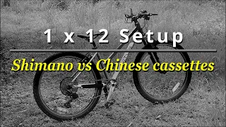 [MTB maintenance] 1 x 12 Conversion - Shimano VS Chinese cassettes