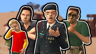 Can I SAVE The Grunt Family? (Sims 2)