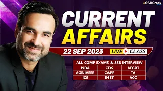 Daily Current Affairs 22 September 2023 | For NDA CDS AFCAT SSB Interview