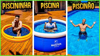 PISCININHA, PISCINA, PISCINÃO!! ( COM ENALDINHO E BRENNER ) [ REZENDE EVIL ]