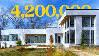 TOUR A NEW $4.2M Modern Nashville Luxury Home | Nashville Real Estate | COLEMANDANCER TOUR