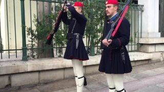 Changing of the Guards in Athens, Greece