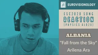 ESC2020 Song Reaction - Albania - "Fall from the Sky" - Arilena Ara (Physics ALB20)