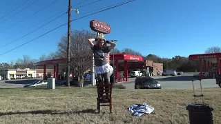 What Would Madonna Do? - Alice Offley - Madonna Dance at Sheetz