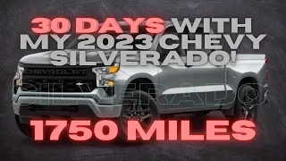 30 DAY REVIEW OF MY NEW 2023 CHEVY SILVERADO 2.7L TURBO 310hp/430tq