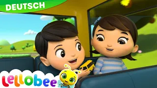 Die Räder vom Bus | Kinderlieder | Lellobee Deutsch | Kinderreime Für Kinder